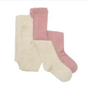 Ensemble De Collants Ivoire & Rose