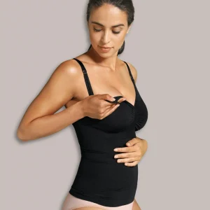 Top D'Allaitement Gainant Noir