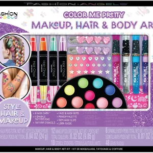 Fashion Angels - Kit de création coiffures et art corporel - Color Me Pretty