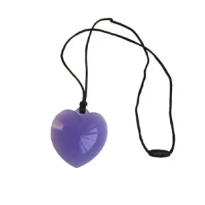 FDMT - Pendentif mâchouille - Coeur Mauve