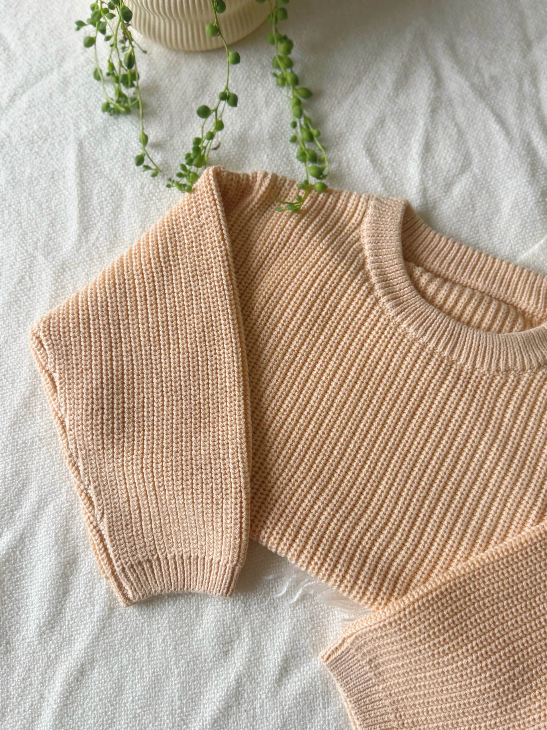 Chandail En Tricot Beige