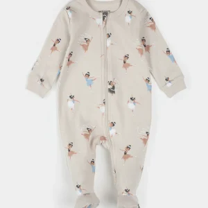 Dormeuse Crème À Imprimé Ballerine