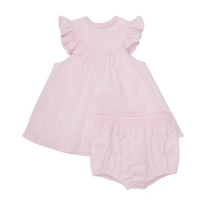 Ensemble 2 Pièces À Carreaux Rose Claire