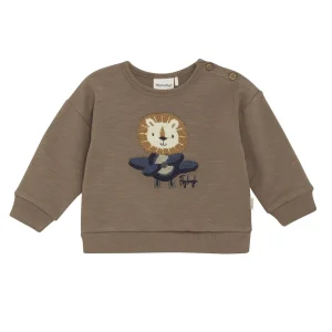 Chandail Manches Longues Caribou Avec Broderie De Lion