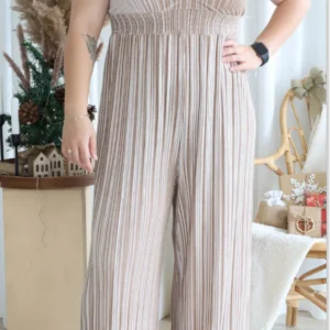 Jumpsuit Alba Velours Amande