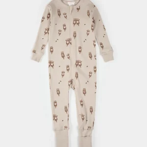 Dormeuse Convertible Crème À Imprimé De Loutres