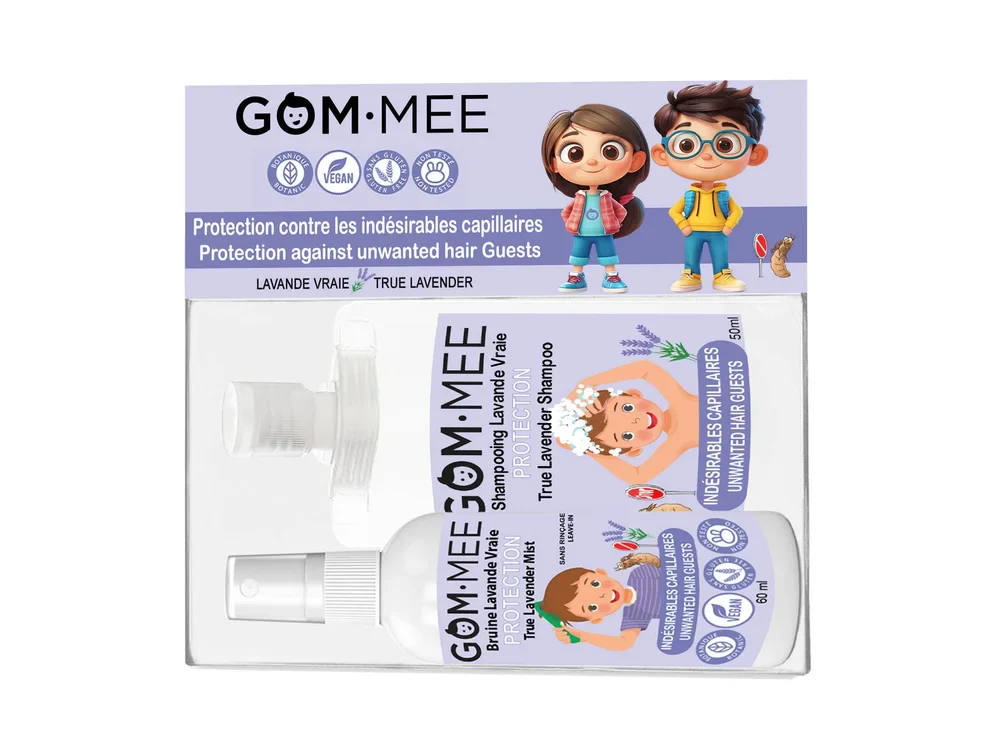 GOM-MEE - Trousse protection lavande contre les indésirables capillaires