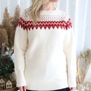 Chandail Agatha Crème & Beige