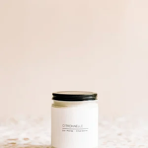 Marée Chandelles - Chandelle de soya intérieur & extérieur - Citronnelle 270ml