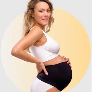 Bandeau De Grossesse Doux Noir