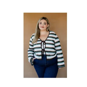 Rose Maternité - Cardigan Léger à boucle - Boho Pastel