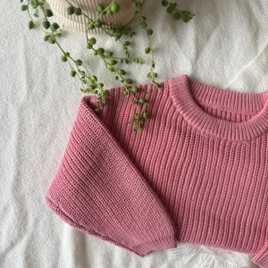 Chandail En Tricot Rose