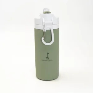 Micasso - Bouteille d'eau en silicone 450ml - Vert Tendre