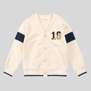 Cardigan En Tricot Blanc D’université