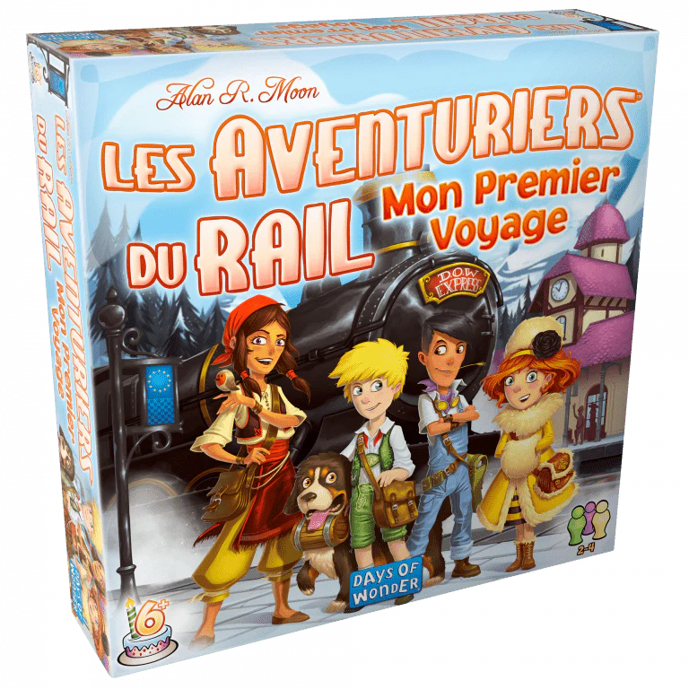 Asmodee - Les aventuriers du rail - Mon premier voyage - Europe