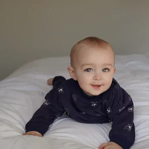 Crewneck Évolutif Bleu Marin Ours Polaire