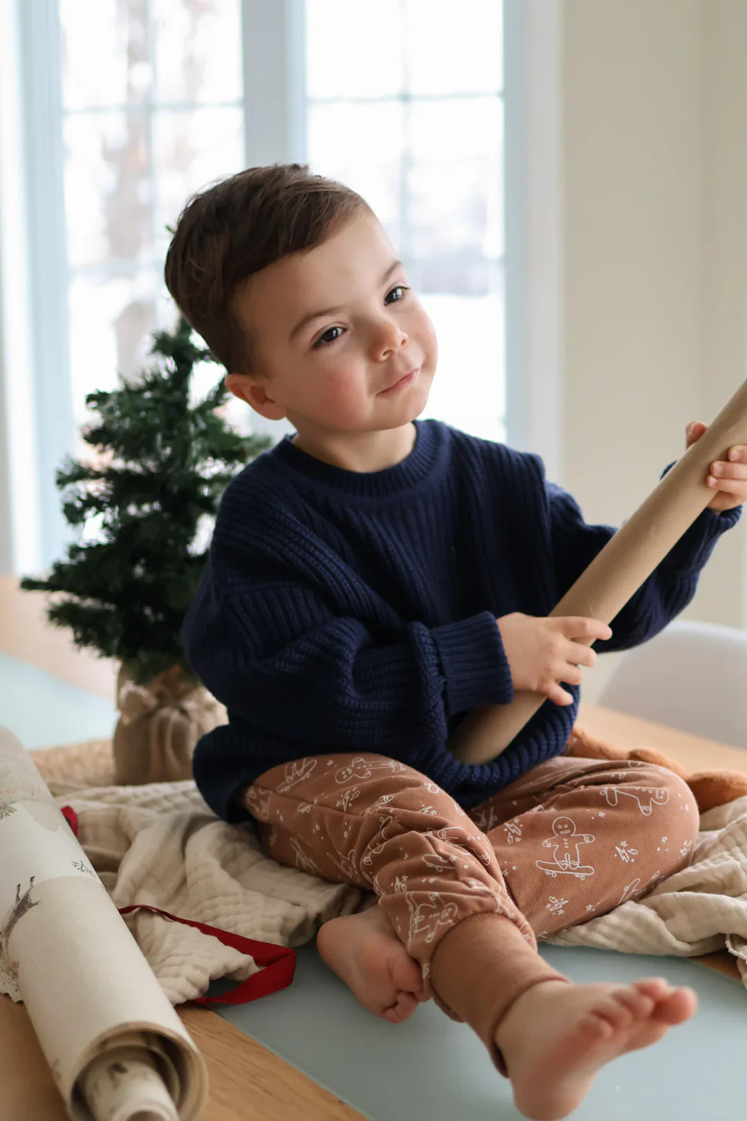 Tricot Évolutif Marine – Image 6