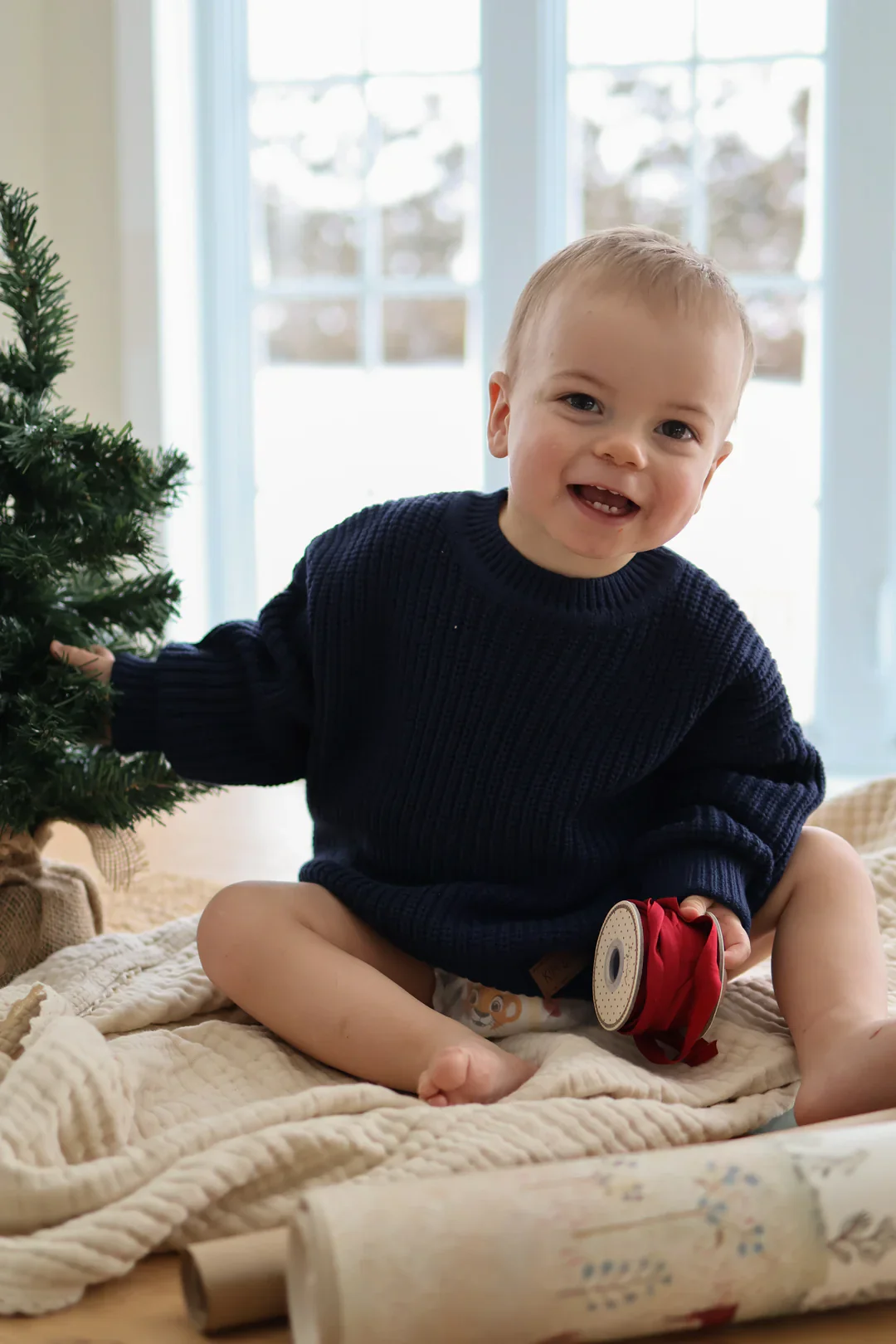 Tricot Évolutif Marine – Image 8