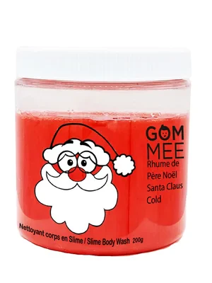 GOM-MEE - Slime moussante - Rhume de Père-Noël et figurine