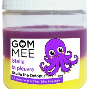 GOM-MEE - Nettoyant pour le corps Slime - Édition Limitée - 2 couleurs - Stella la pieuvre