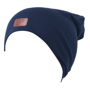 L&P Apparel - Tuque en coton 2 en 1 - Marine