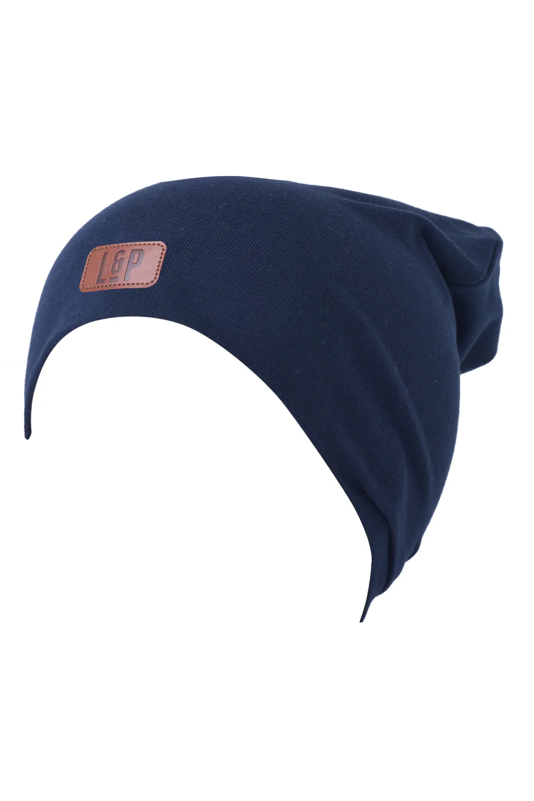 L&P Apparel - Tuque en coton 2 en 1 - Marine
