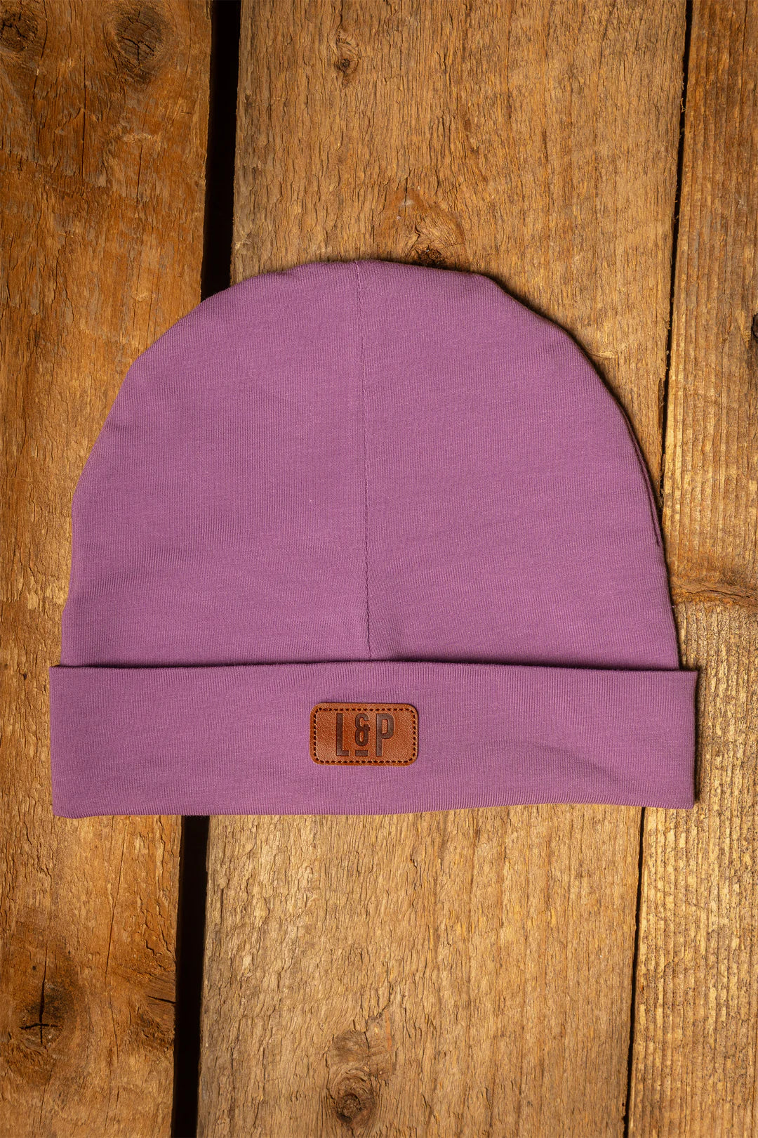 L&P Apparel - Tuque en coton 2 en 1 - Lavande – Image 3