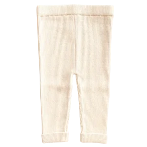 Legging Côtelé Biscuit