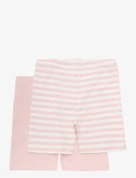 Creamie - Shorts - paquet de 2 - Rose/Ligné
