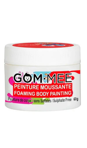 GOM-MEE - Peinture moussante pour le bain scintillante - Père-Noël Rouge – Image 2