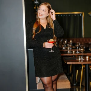 Robe Alexandra Noir Diamand