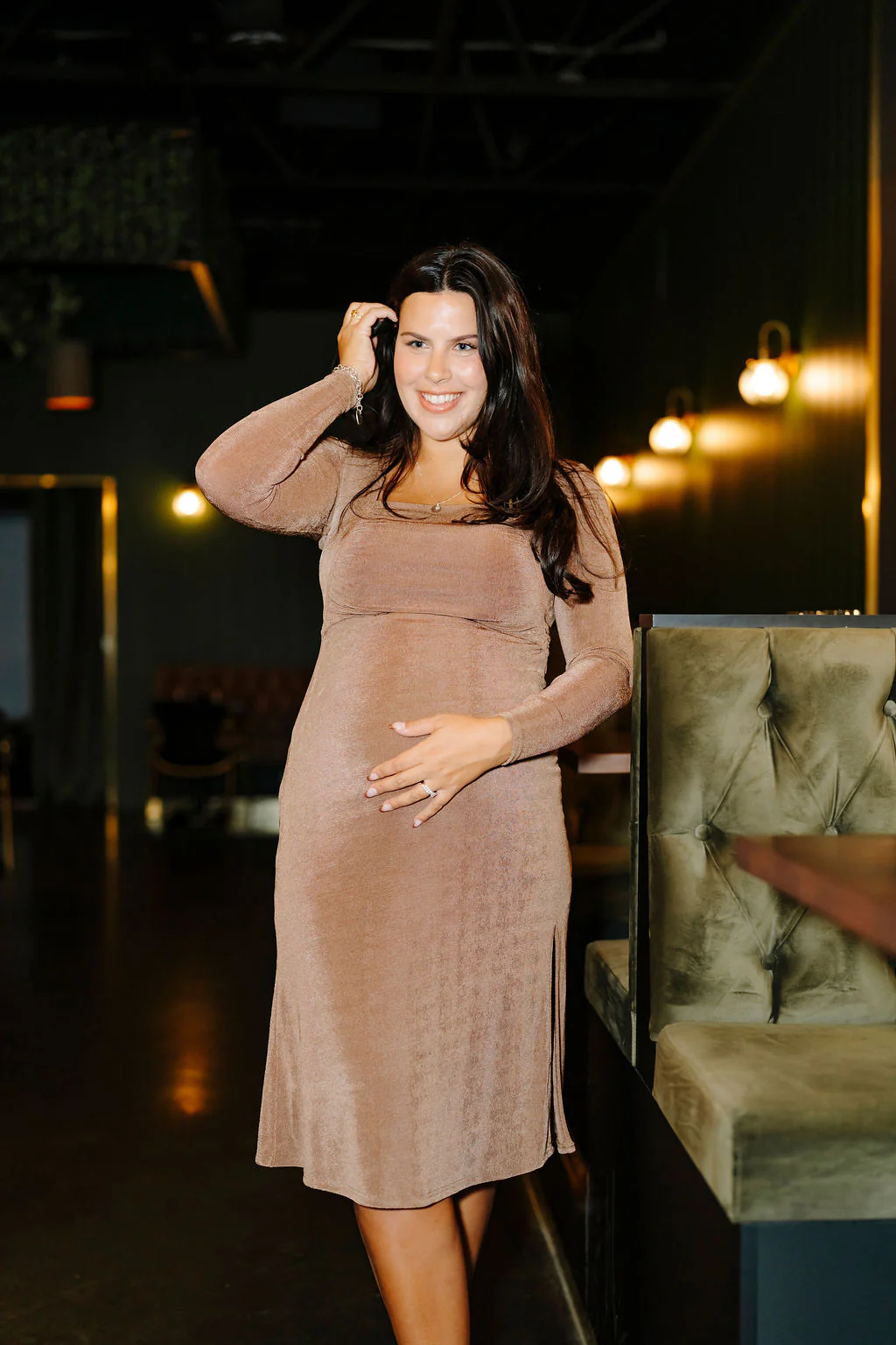 Robe Félicité Taupe Glacé – Image 6