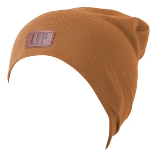 L&P Apparel - Tuque en coton 2 en 1 - Caramel
